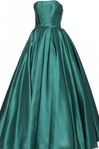 Jovani - JVN1080 Strapless Corset-Boned A-Line Gown Prom Dresses