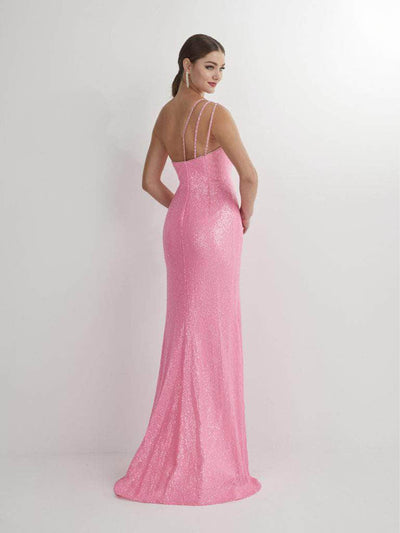 Studio 17 Prom 12908 - Asymmetrical Sequined Evening Gown Special Occasion Dress
