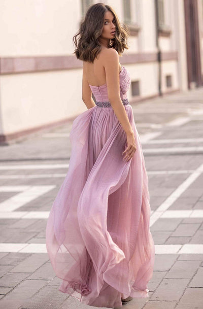 Tarik Ediz - 93848 Ruched Sweetheart A-Line Dress Prom Dresses