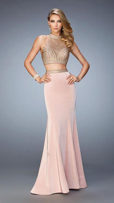 La Femme - Prom Dress 22518 in Coral