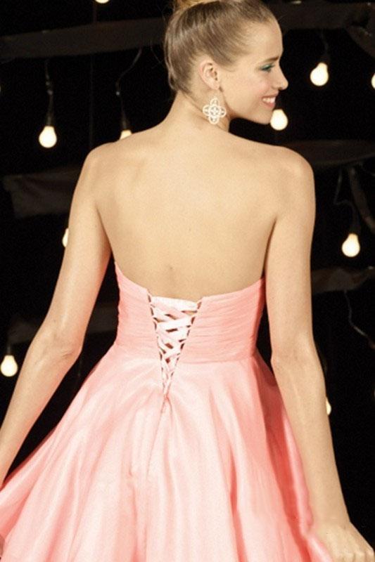 Alyce Paris - 3598 Short Dress In Pink Coral