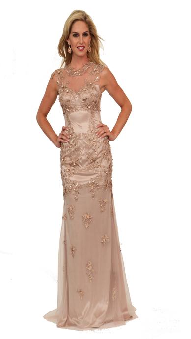 Atria Clothing - AC667542 Gown in Dusty Rose