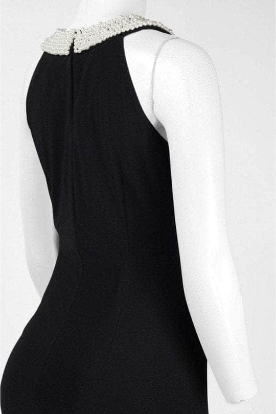 Adrianna Papell - AP1D100522 Sleeveless Halter Neck Short Dress - 1 pc Black In Size 12 Available CCSALE 12 / Black