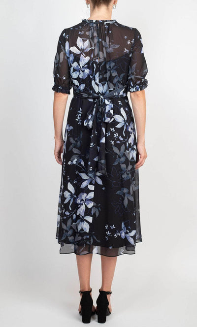 Adrianna Papell AP1D104584 - Floral Printed Modest Casual Dress Cocktail Dresses