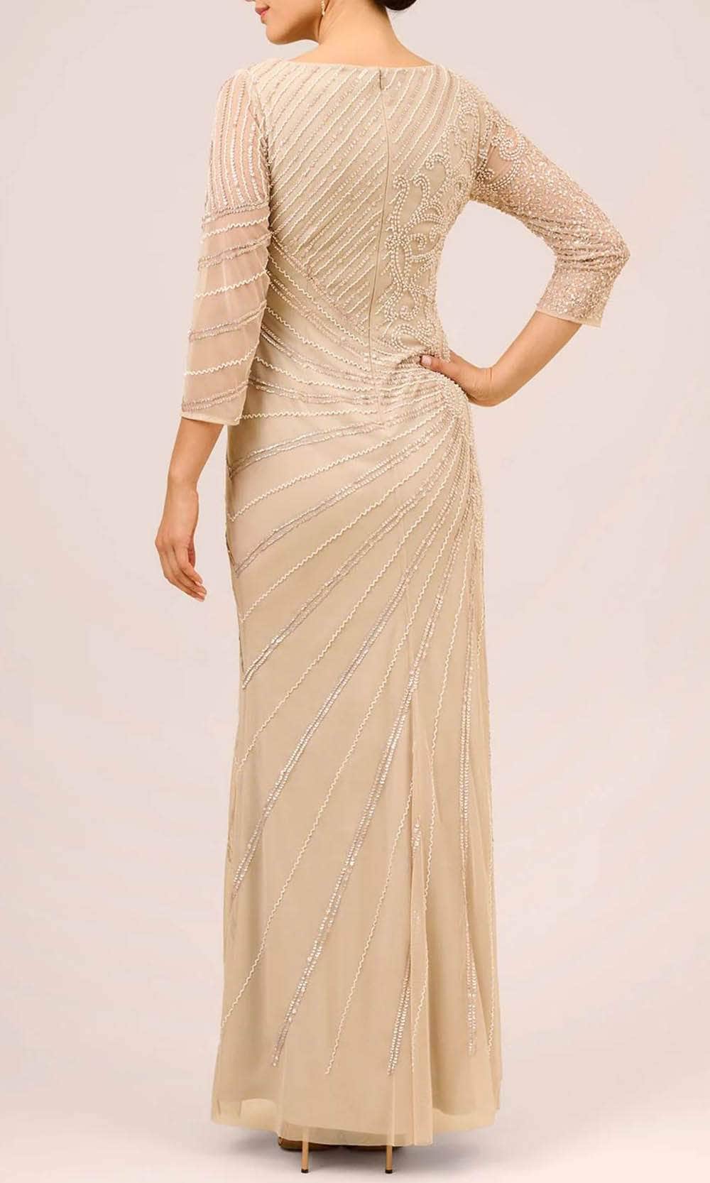 Adrianna Papell AP1E209180 - Beaded Sheath Formal Dress Special Occasion Dress