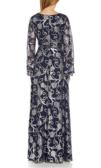 Adrianna Papell AP1E209259 - Flutter Sleeve Embellished A-line Dress Mother of the Bride Dresses