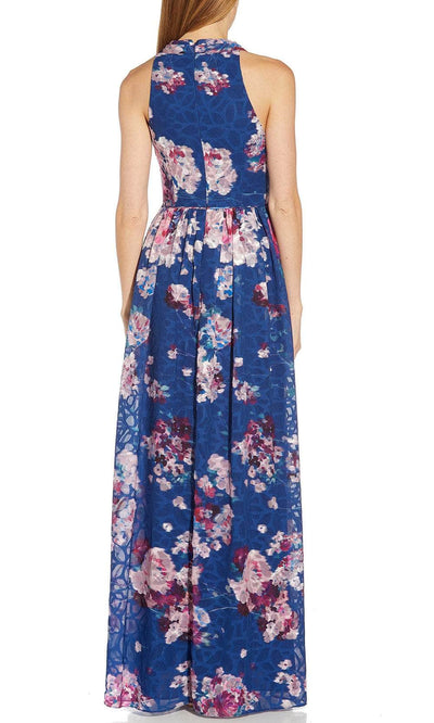 Adrianna Papell AP1E209281 - Floral V-Neck Long Dress Evening Dresses