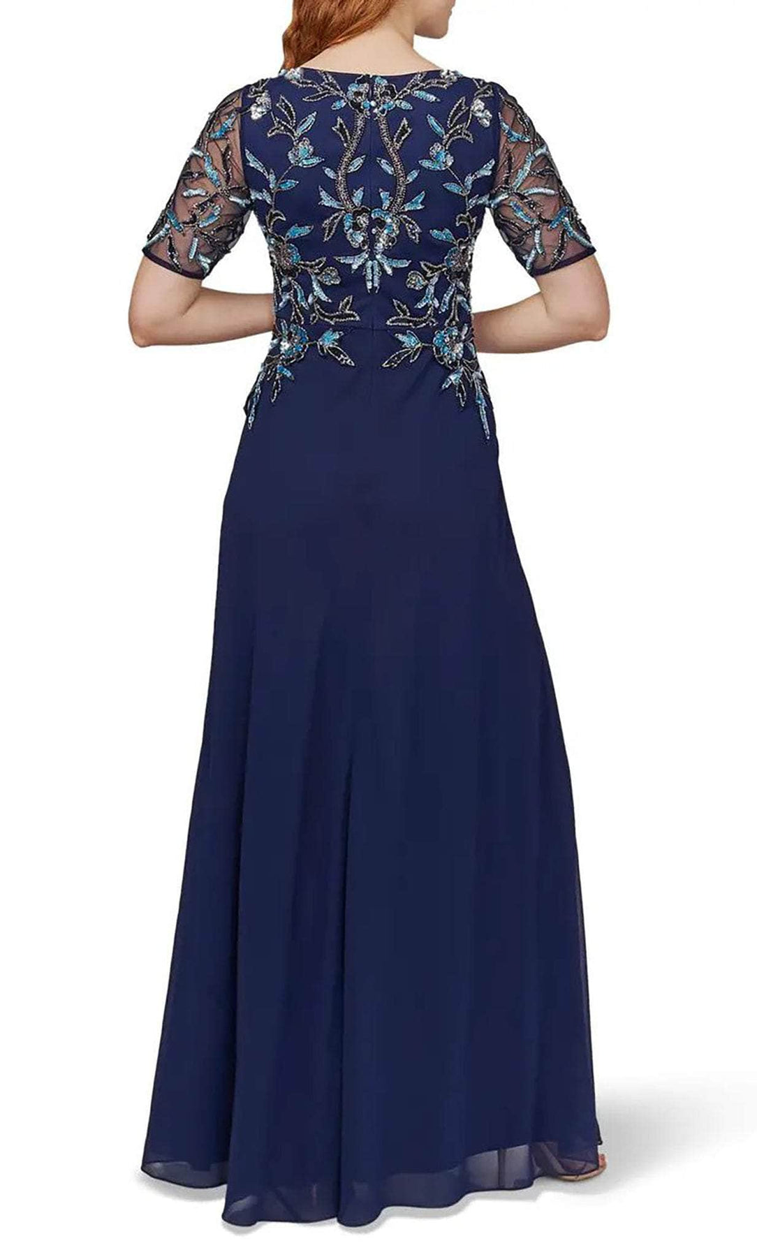 Adrianna Papell AP1E209510 Hot Stone Embellished A line Dress