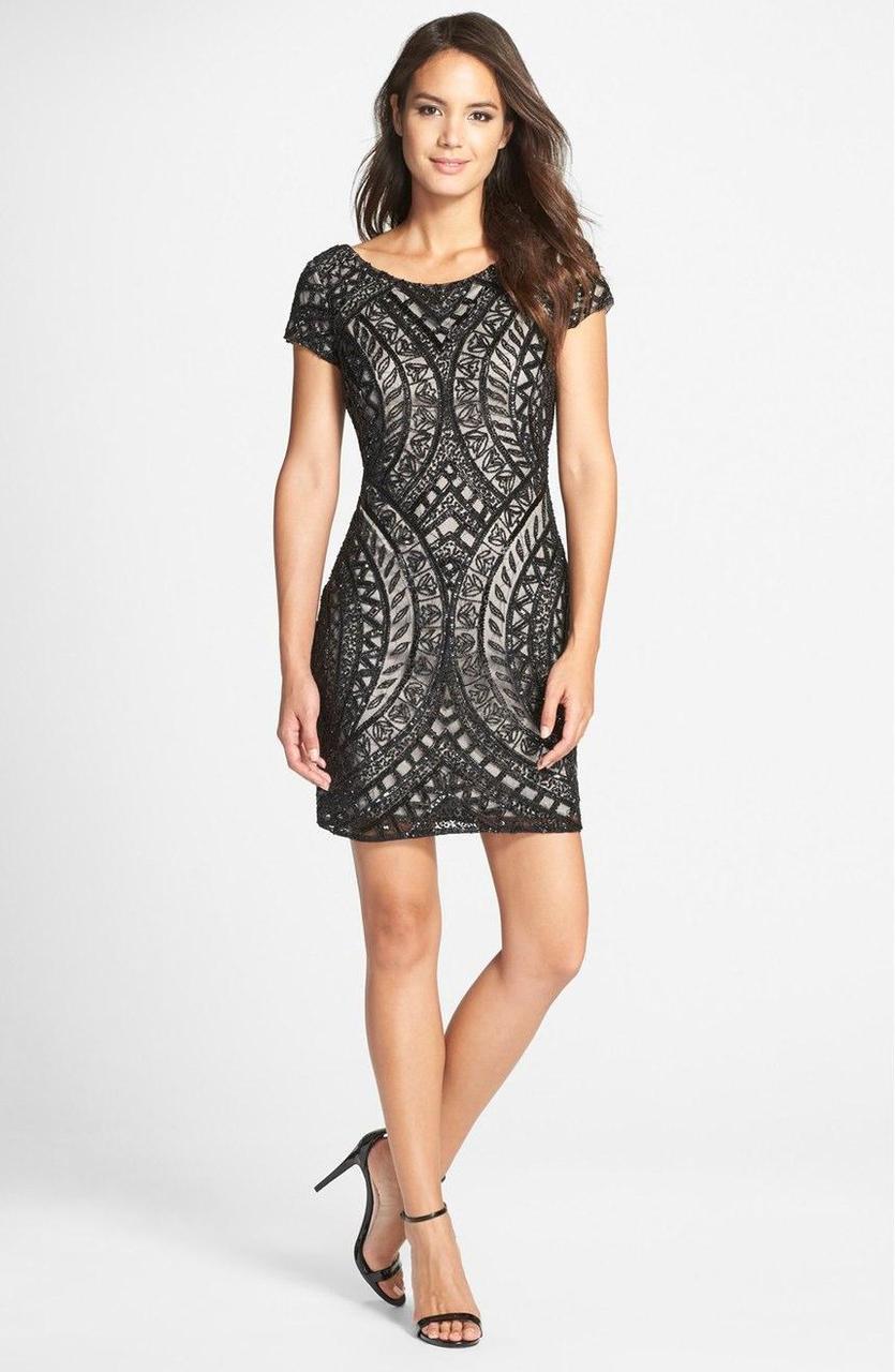 adrianna papell black beaded short dress Amazon.com: Adrianna Papell Women's Beaded Tank Dress, Navy/Rosegold, 2 : Clothing, Shoes & Jewelry