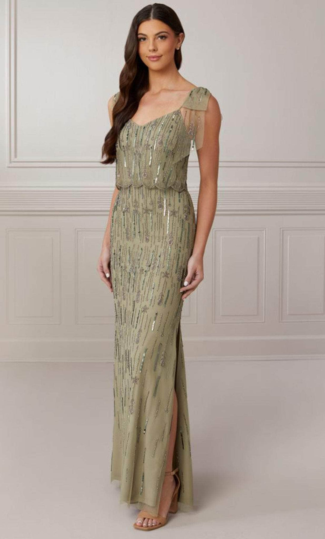 adrianna papell sequin mesh blouson dress I Decided to Scale the Blogging Back on 2016 Actual Holidays