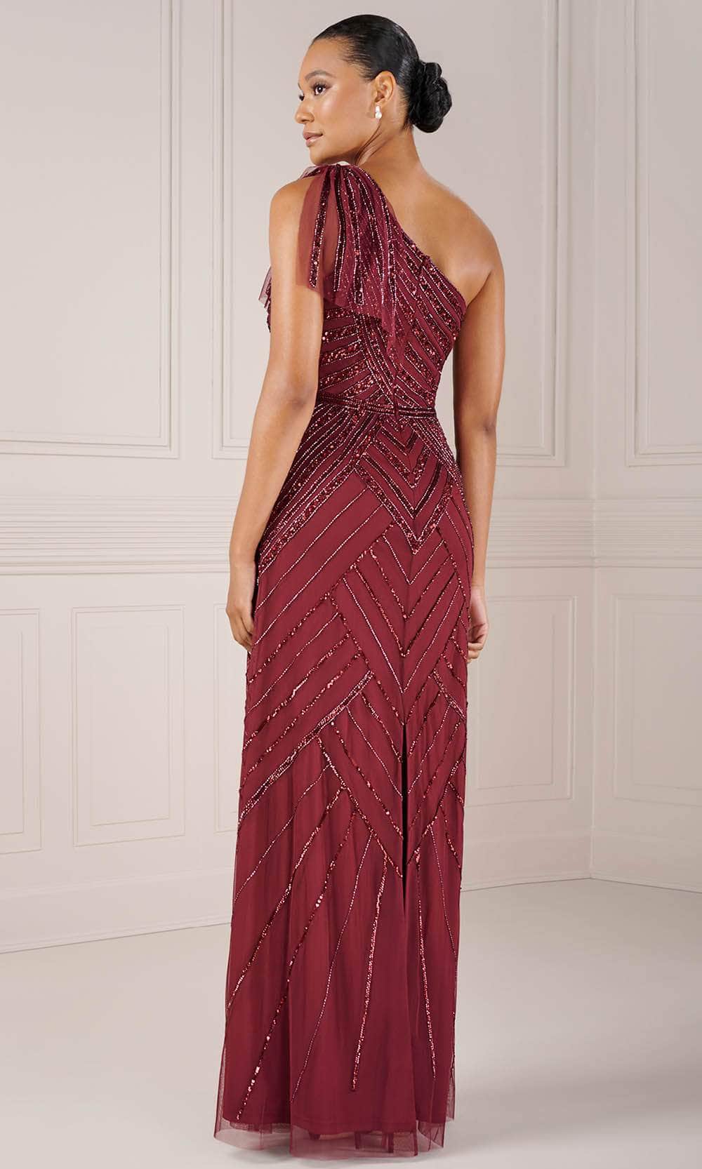adrianna papell one shoulder evening dress Buy Adrianna Papell Blue One Shoulder Gown from Next USA