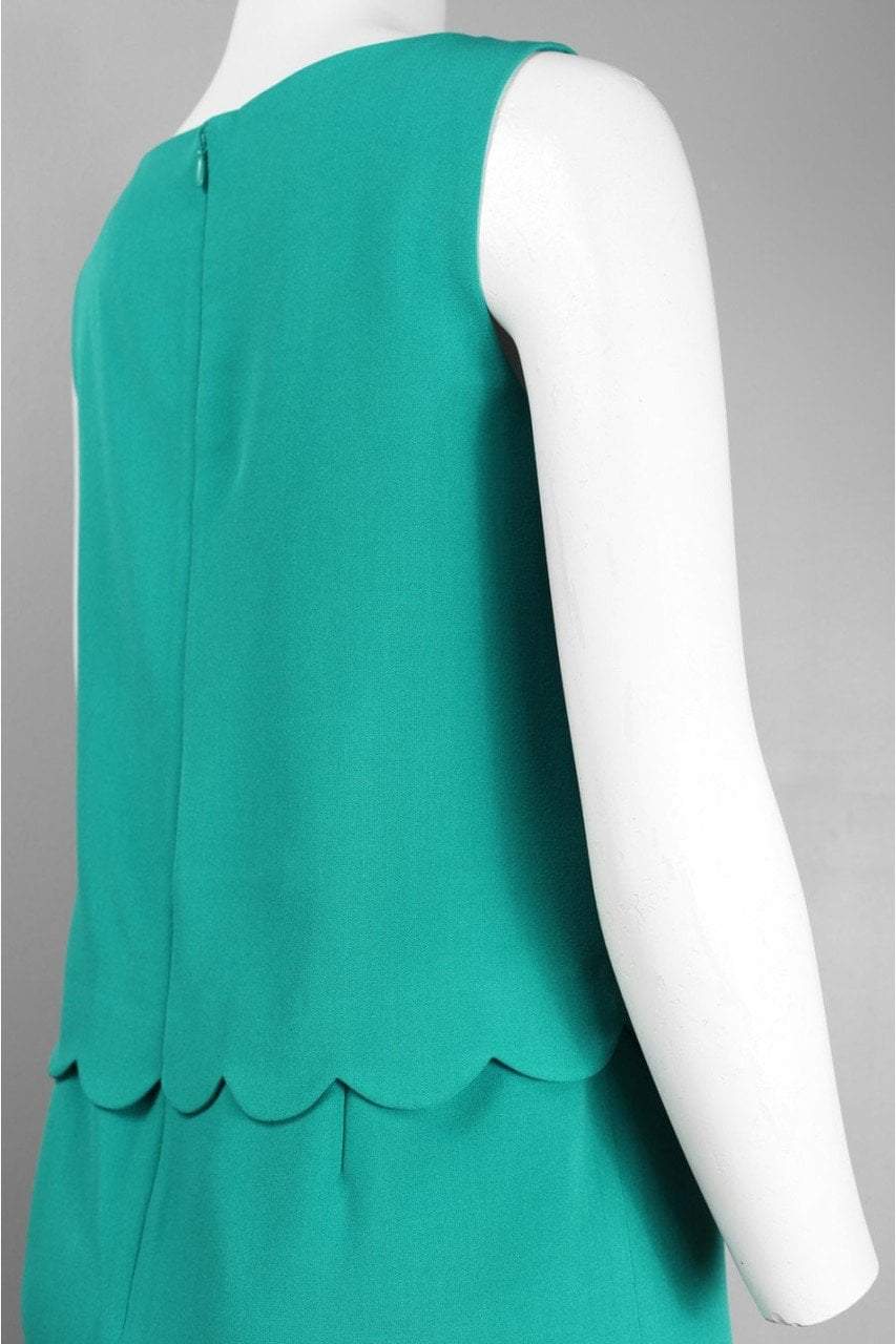 Adrianna Papell - Popover Sleeveless Sheath Dress 12242070 in Green