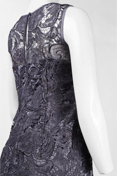 Adrianna Papell - Lace Overlay Dress 41863800 in Gray