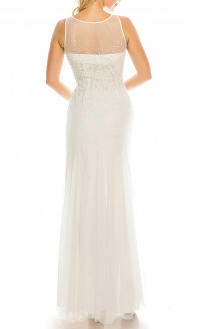 Adrianna Papell - 91892190 Sleeveless Beaded Illusion Long Dress
