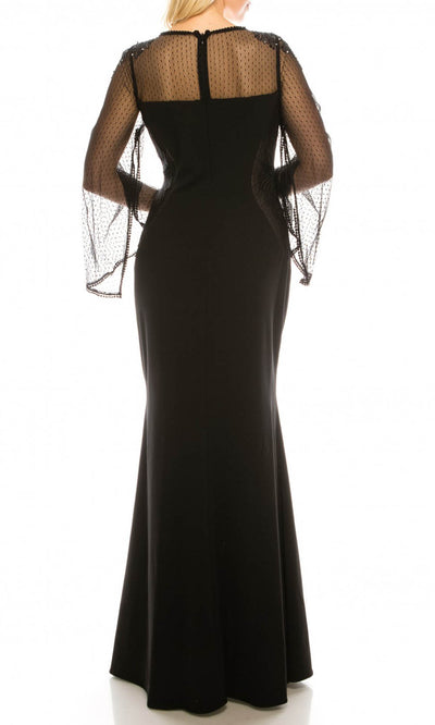 Adrianna Papell - AP1E206256 Bell Sleeve Sheath Dress In Black