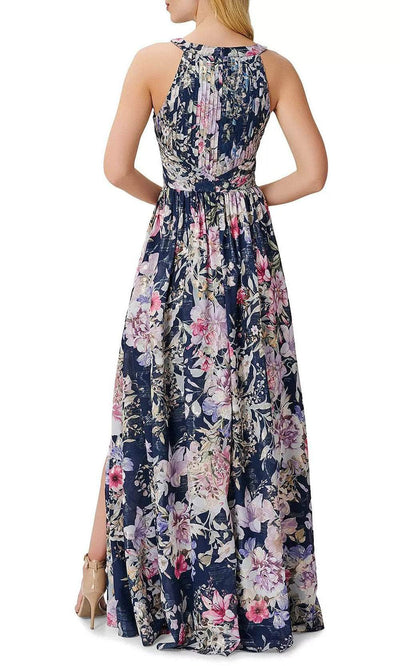 Aidan Mattox MD1E207329 - Floral Print Halter Dress Special Occasion Dress