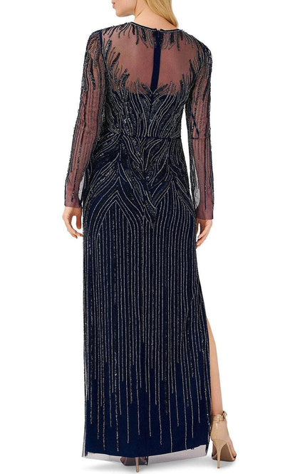 Aidan Mattox MD1E207525 - Beaded Sheath Evening Dress Evening Dresses