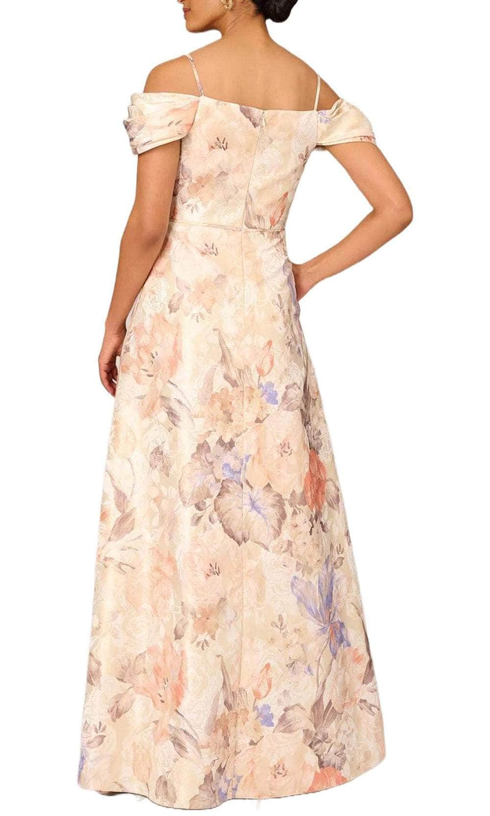 Aidan Mattox MD1E207638 - Printed Off-Shoulder Dress Special Occasion Dress