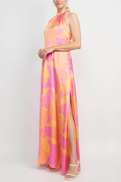 Aidan Mattox MN1E206693 - Sleeveless Halter Long Dress Special Occasion Dress