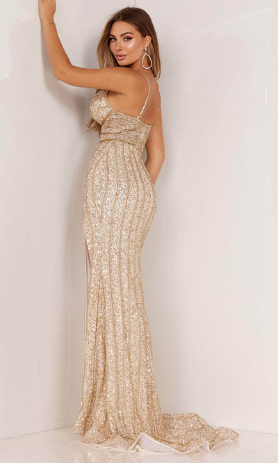 Aleta Couture 1092 - Beaded Empire Waist Gown Special Occasion Dresses