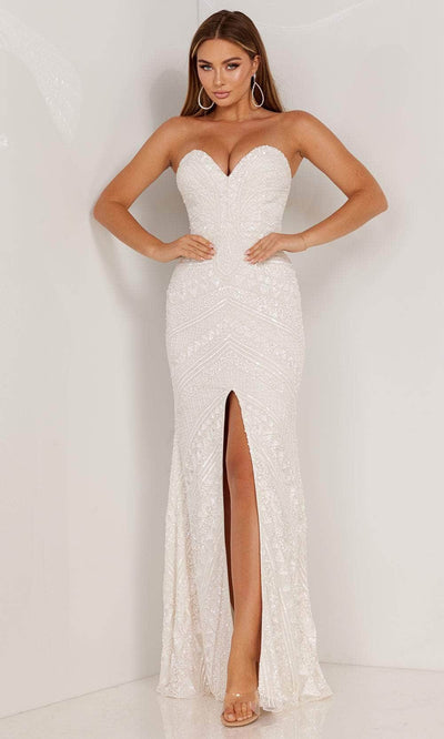 Aleta Couture 1118 - Beaded Sweetheart Gown Special Occasion Dresses 000 / Ivory