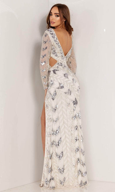 Aleta Couture 1123 - Sequin Long Sleeve Dress Special Occasion Dresses