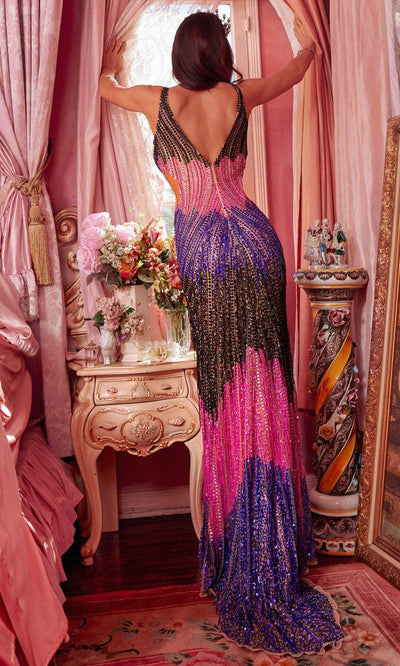Aleta Couture 1131 - V-Neck Sleeveless Gown Special Occasion Dresses