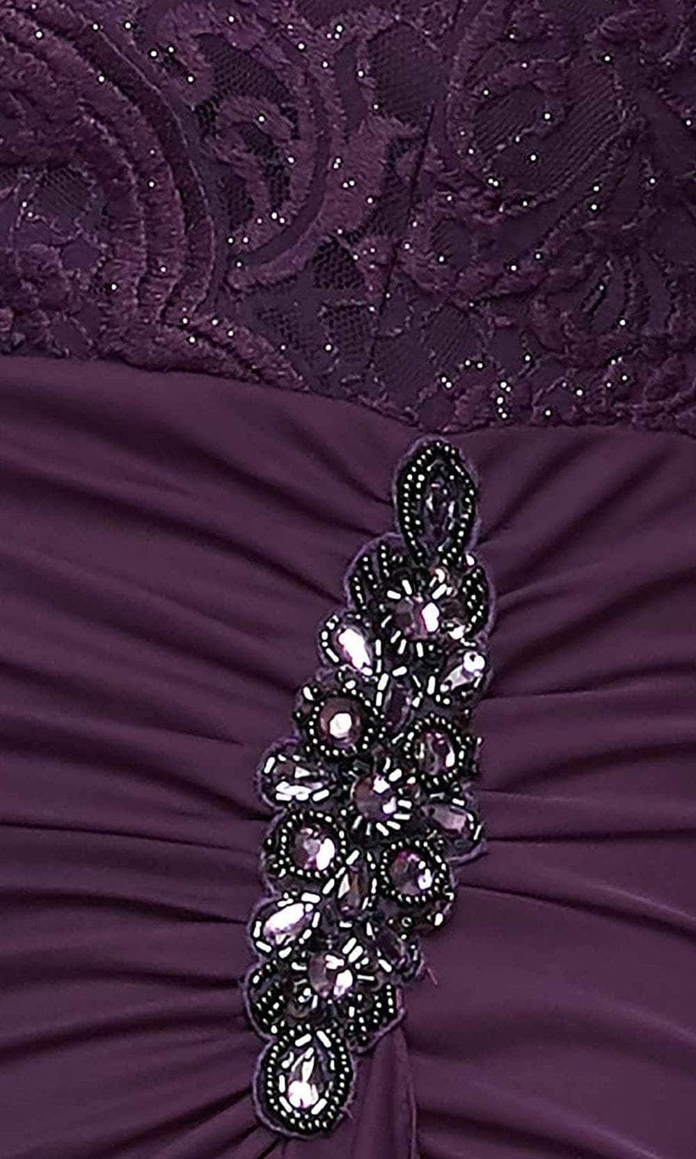 Alex Evenings Womens Lace Glitter Evening Dress Navy 10 Alex Evenings Womens Lace Glitter Evening Dress Navy 10