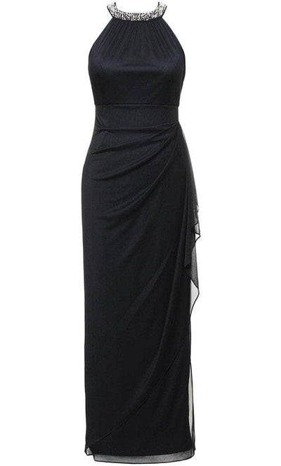 Alex Evenings 8132966 - Cascade Ruffle Long Dress Evening Dresses 2 / Black