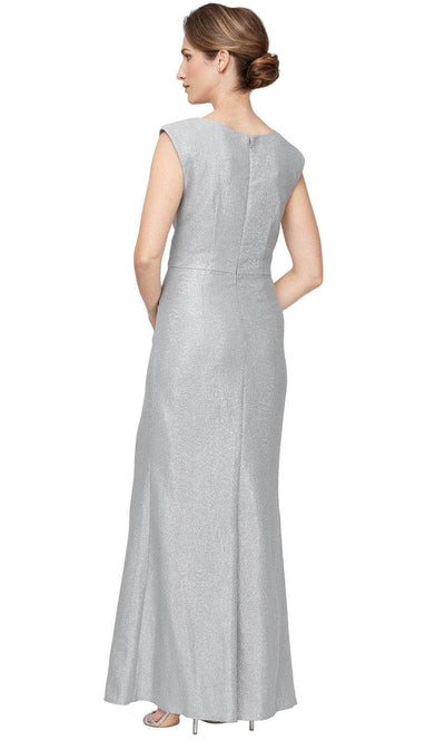 Alex Evenings 8157017 - Cutout Metallic Evening Dress Formal Gowns