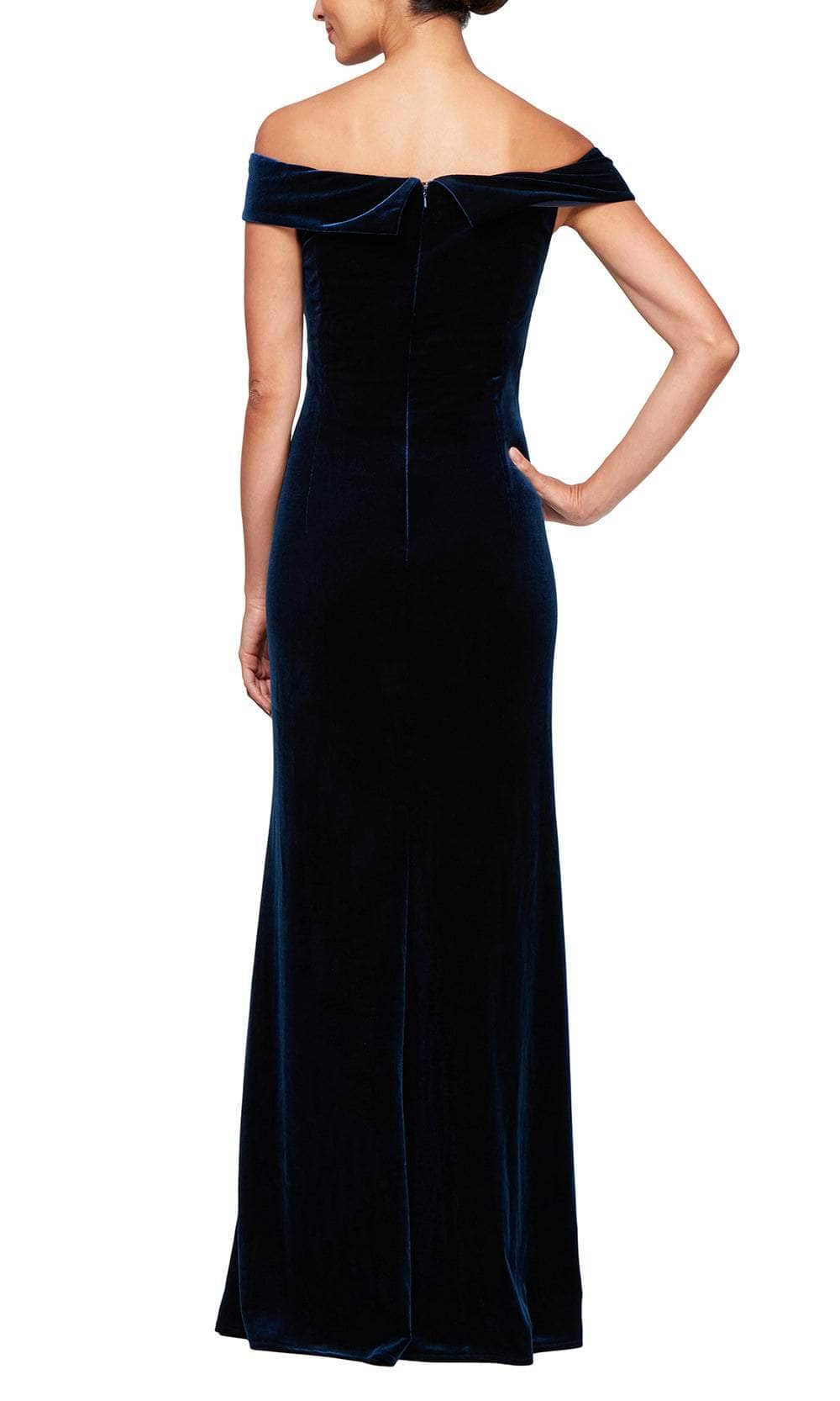 Alex Evenings 81917705 - Velvet Evening Dress ADASA Alex Evenings 81917705 - Velvet Evening Dress ADASA