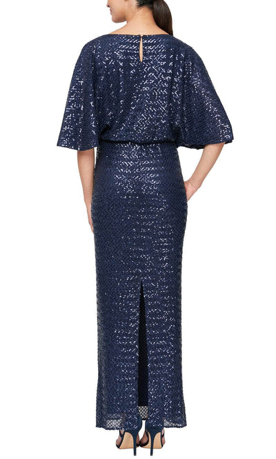 Alex Evenings 8196719 - Split Sleeve Blouson Evening Dress Special Occasion Dress