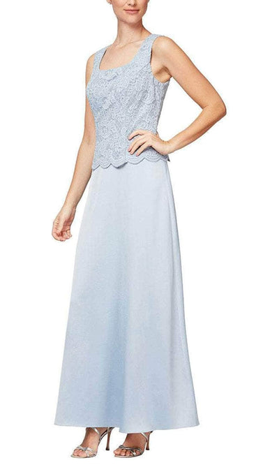 Alex Evenings - 82122326 Lace Embellished A-Line Dress Evening Dresses