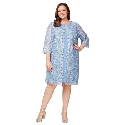 Alex Evenings 84122549 - Embroidered Jacket Plus Size Dress Special Occasion Dress