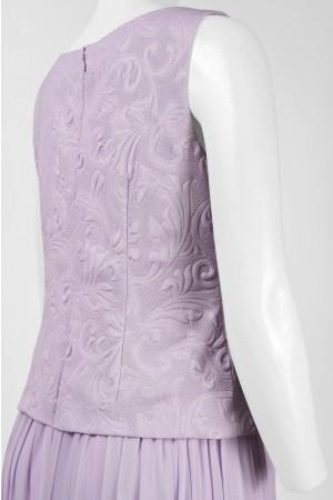 Alex Evenings - Square Neck Dress with Jacket 125744 in Purple