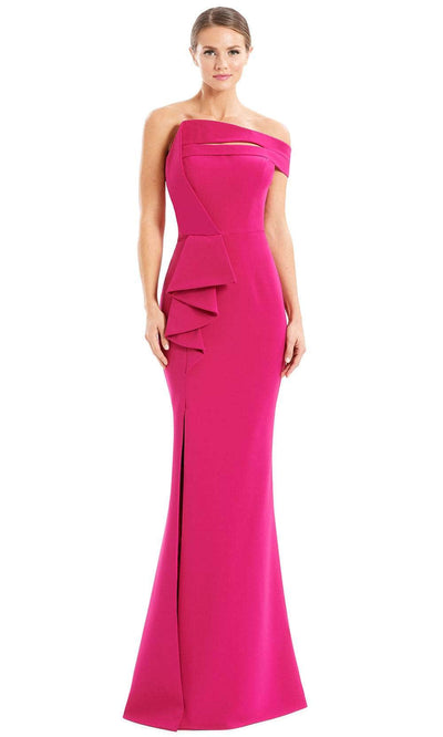 Alexander By Daymor 1660F22 - Draped Off-Shoulder Formal Gown Special Occasion Dress