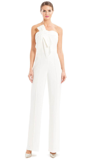 Alexander By Daymor 1678F22 - Strapless Bow Accent Formal Jumpsuit Special Occasion Dress