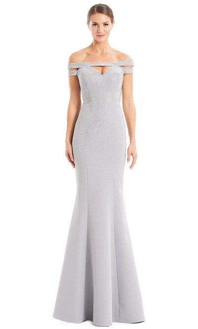 Alexander By Daymor 1679F22 - Off Shoulder Beaded Evening Gown Special Occasion Dress