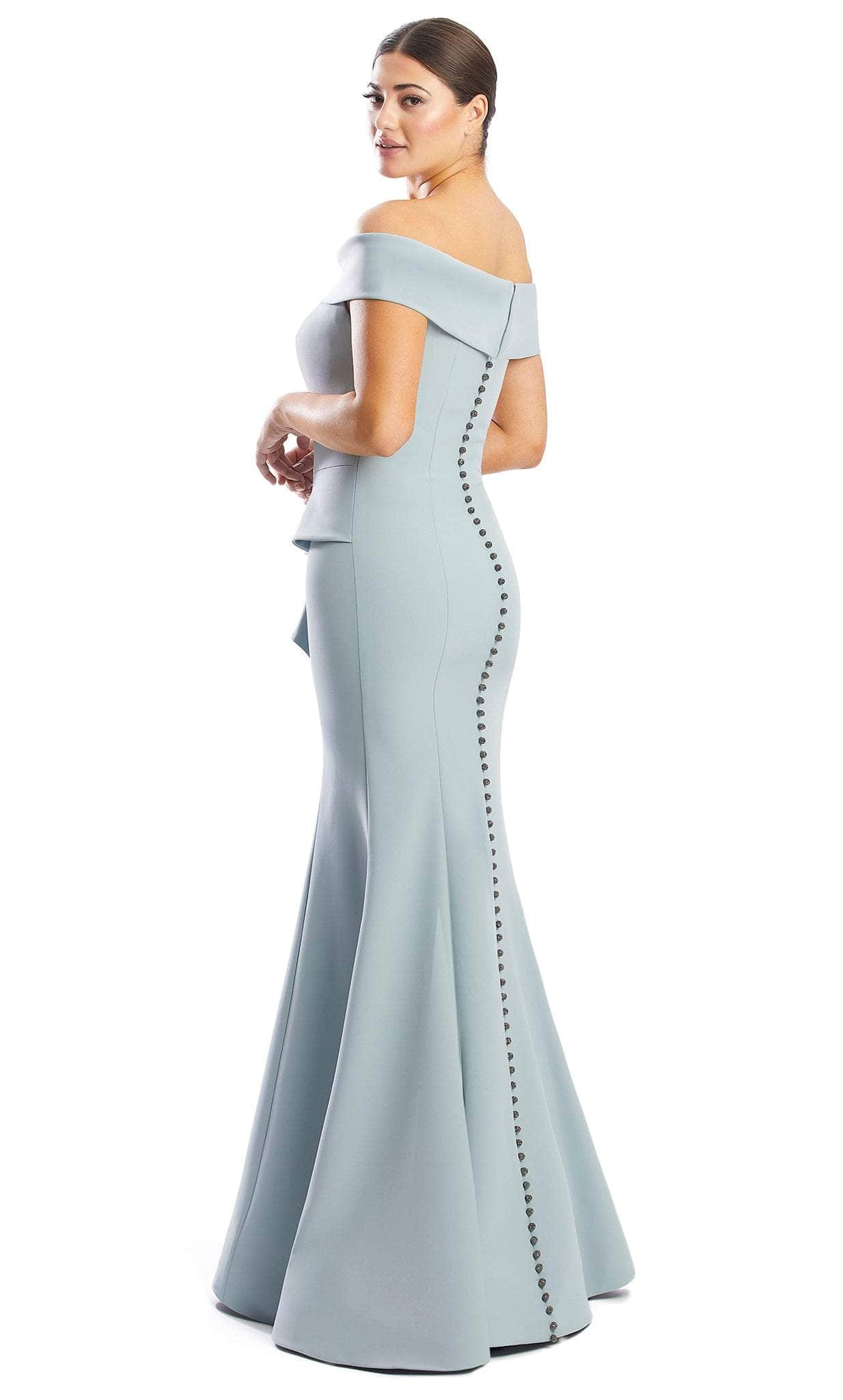 Alexander by Daymor 1756S23 - Minimalistic Off Shoulder Gown Evening Dresses