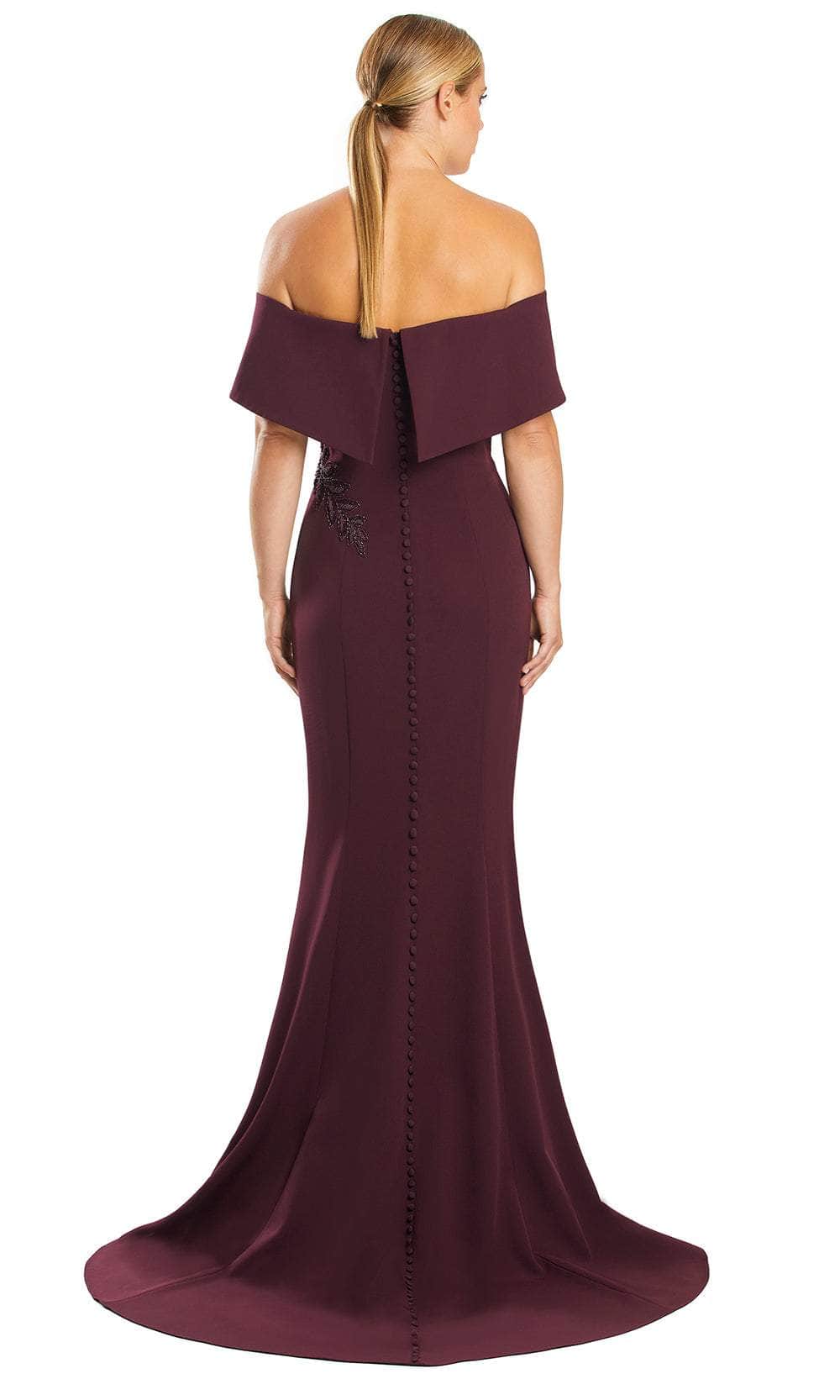 Alexander by Daymor 1853F23 - Buttoned Evening Gown