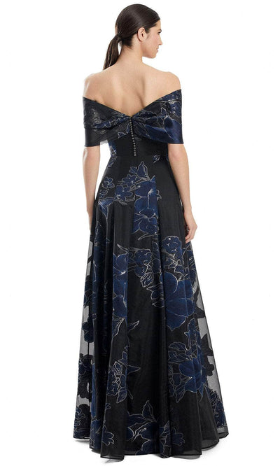 Alexander by Daymor 1959S24 - Printed Bow Style Ballgown Ball Gowns 