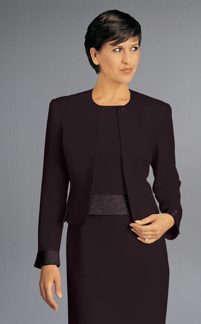 Alexander by Daymor - 2109 Formal Sheath Dress with Long Sleeve Blazer Mother of the Bride Dresses