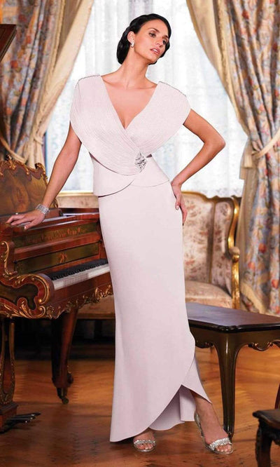 Alexander by Daymor - Plunging V-neck Sheath Dress 5001 Mother of the Bride Dresses