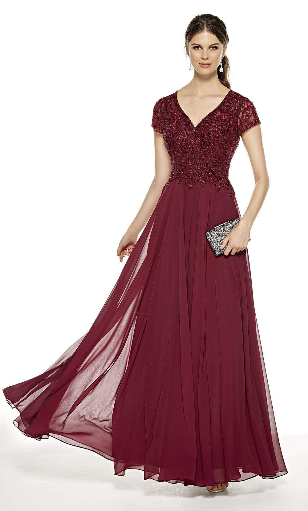 Alyce Paris - A-Line Dress 27389 In Red