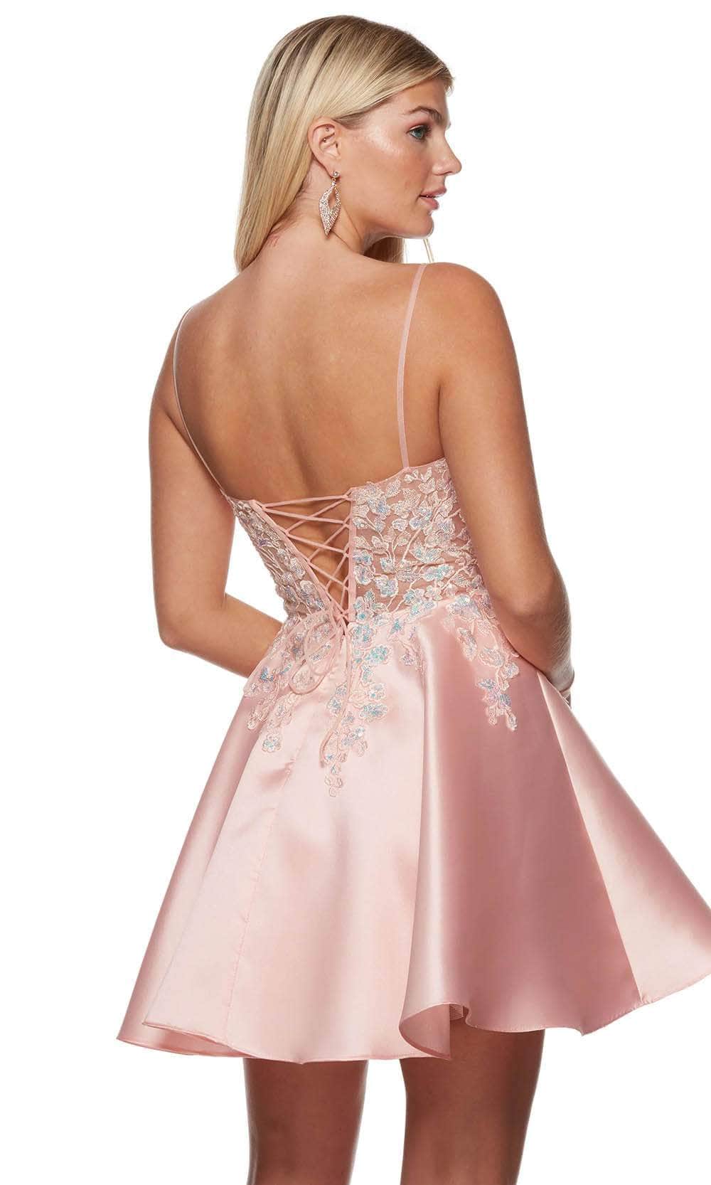 Alyce Paris 3131 - Sequin Floral Lace Cocktail Dress Special Occasion Dresses