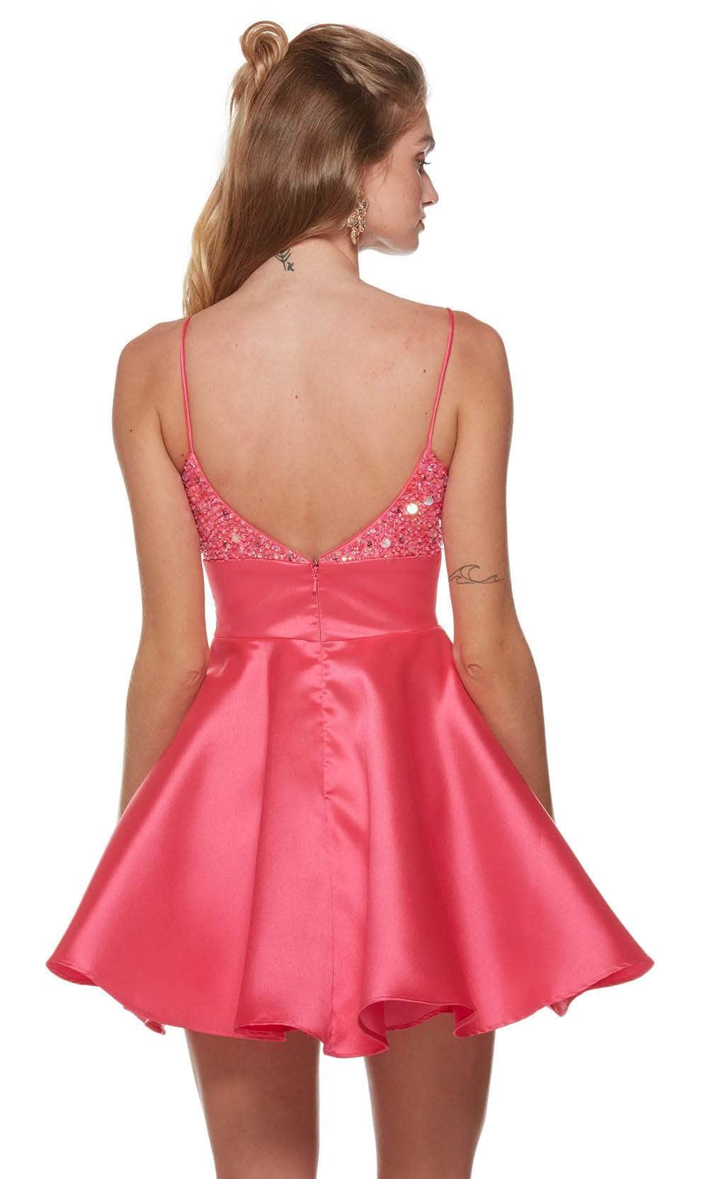 Alyce Paris 3148 - Jeweled V-Neck Cocktail Dress Special Occasion Dresses