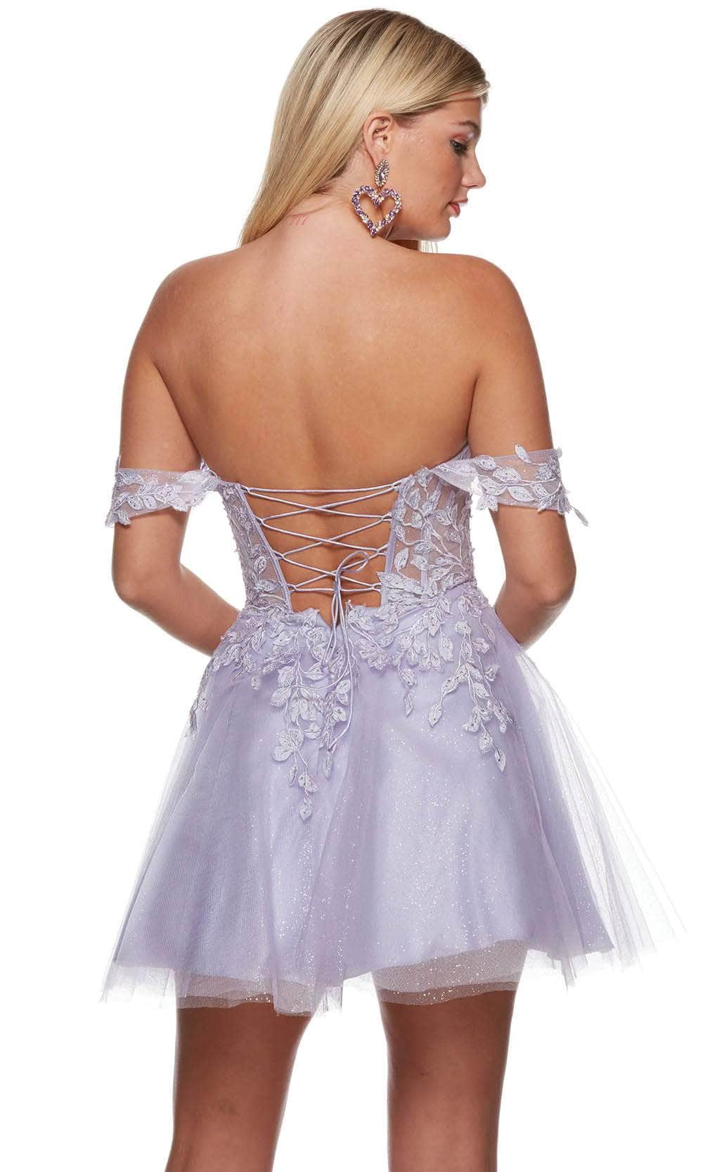Alyce Paris 3159 - Off Shoulder Tulle Cocktail Dress Special Occasion Dresses