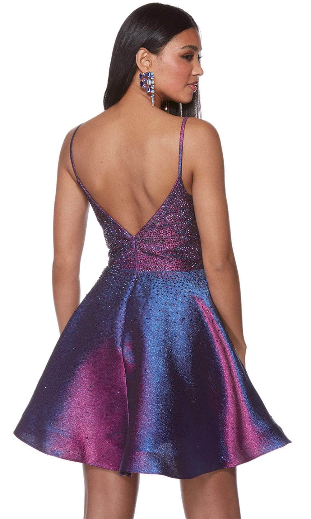 Alyce Paris 3167 - Sleeveless Embellished Cocktail Dress Homecoming Dresses