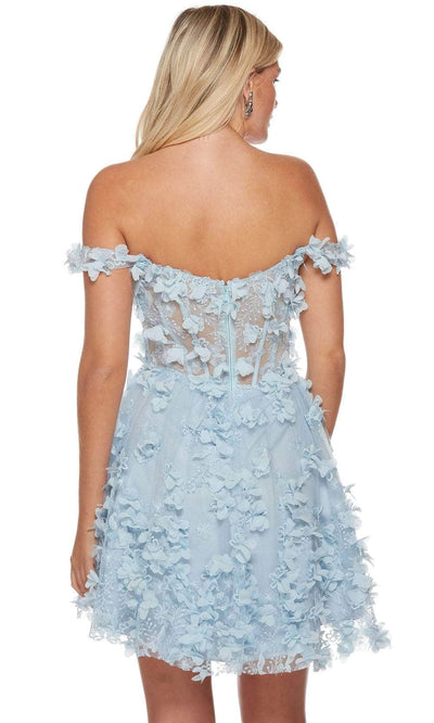 Alyce Paris 3172 - Off Shoulder Corset Homecoming Dress Special Occasion Dresses