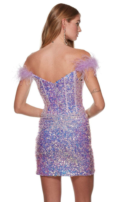 Alyce Paris 4768 - Off Shoulder Corset Homecoming Dress Special Occasion Dresses